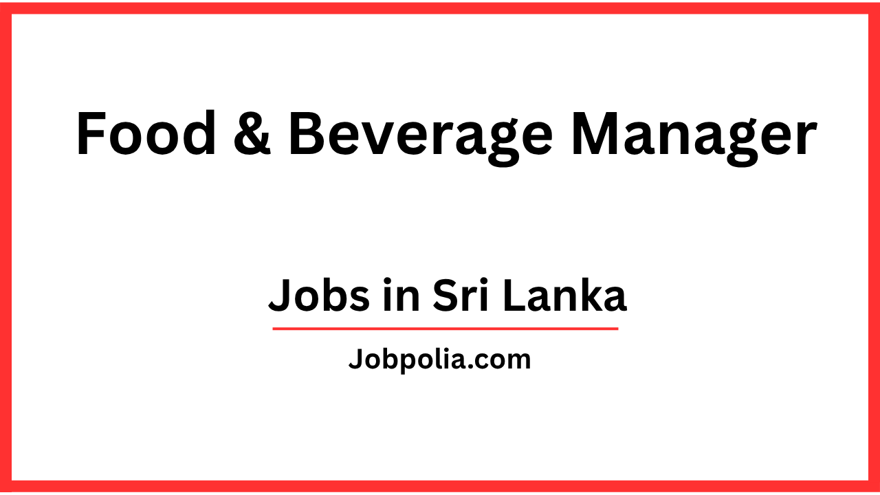 Food & Beverage Manager