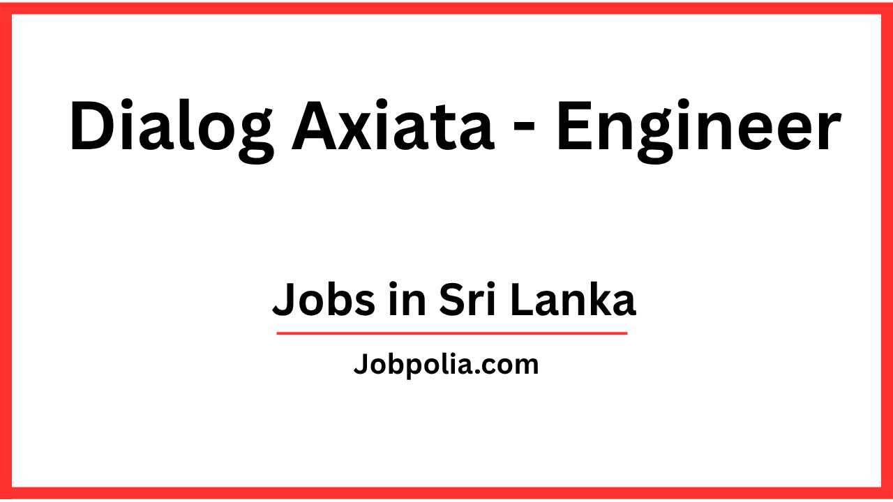 Engineer Jobs in Colombo