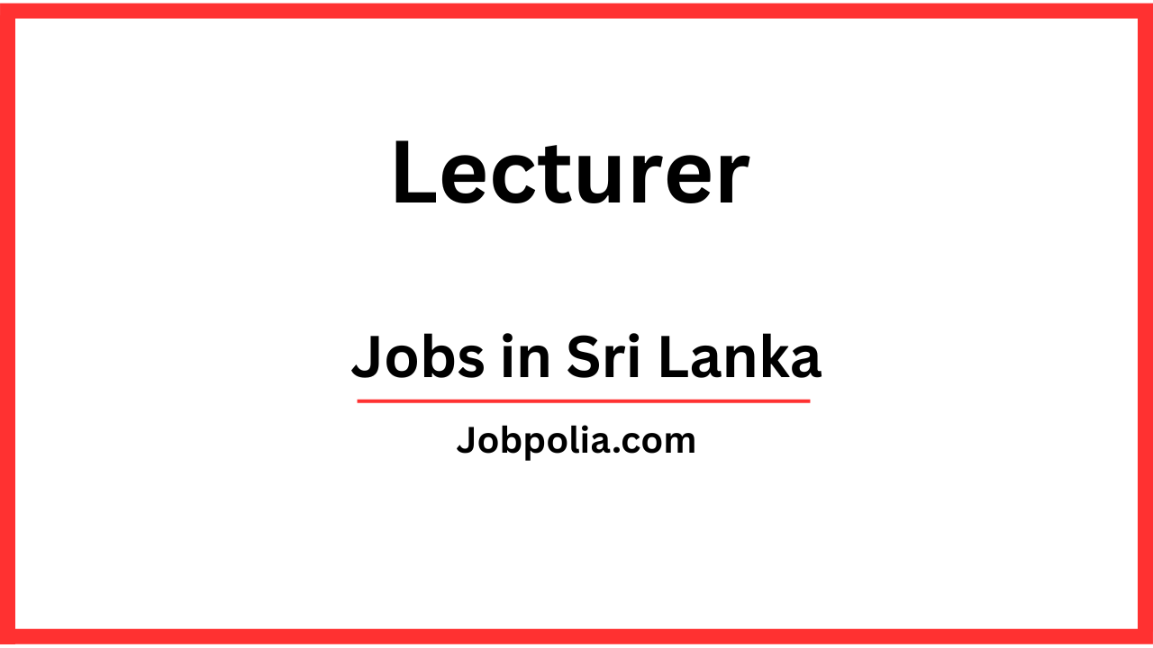 Lecturer