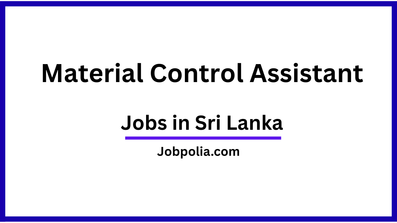 Material Control Assistant